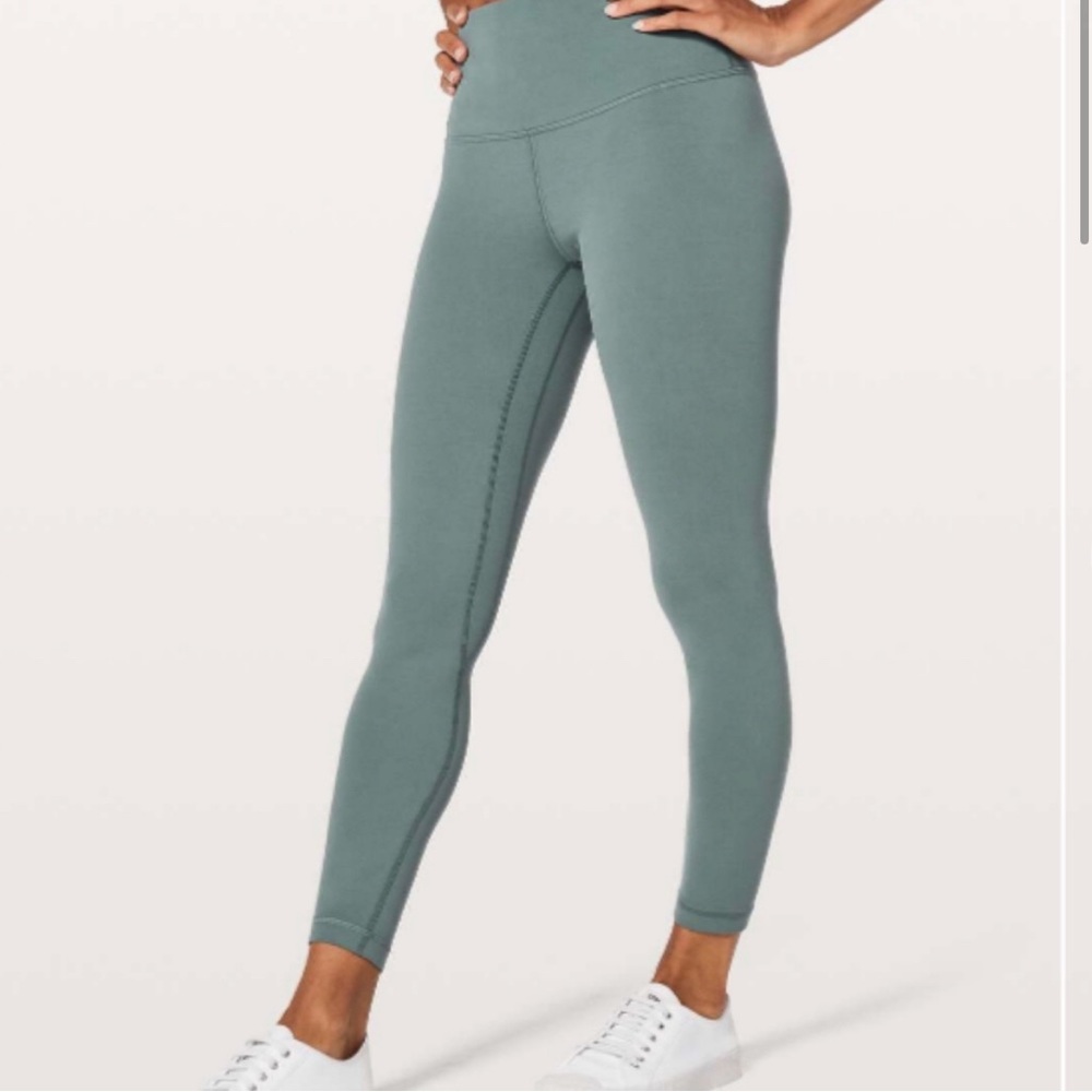 Lululemon Align 25” Size 6 Sea Steel RARE